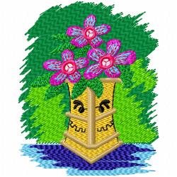 Flowers Embroidery Design 4